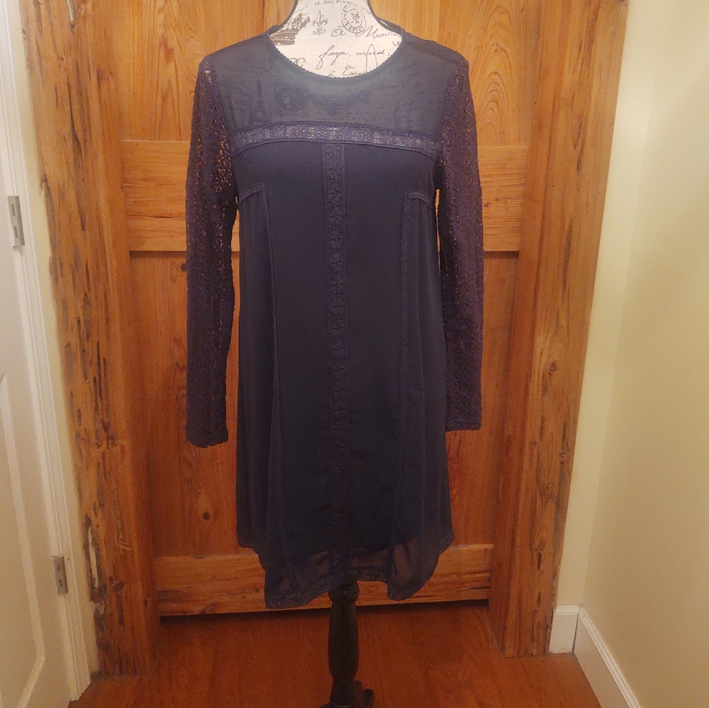 Navy dress by Charlie O.